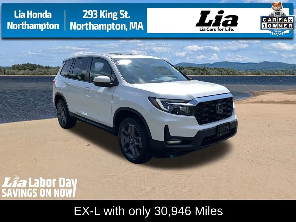 White 2023 Honda Passport EX-L for sale in Northampton, MA