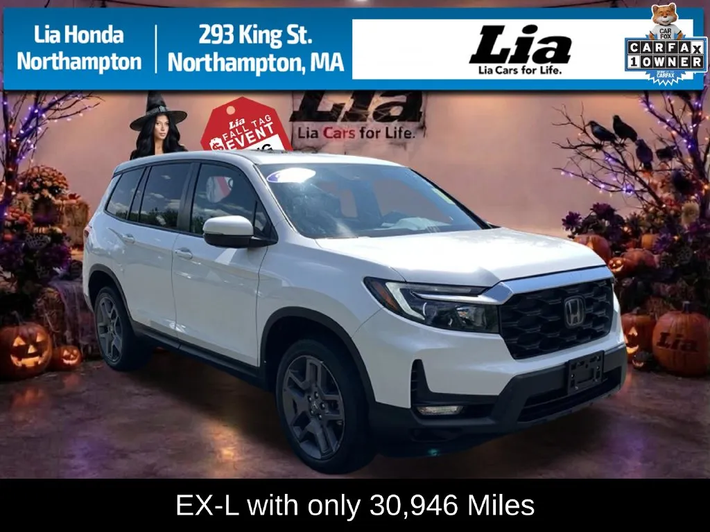 White 2023 Honda Passport EX-L for sale in Northampton, MA