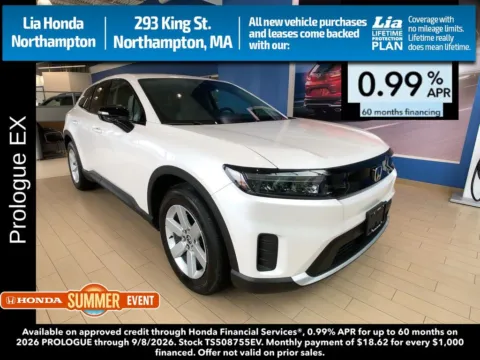 White 2026 Honda Prologue EX for sale in Northampton, MA