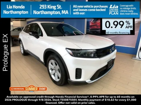 White 2026 Honda Prologue EX for sale in Northampton, MA