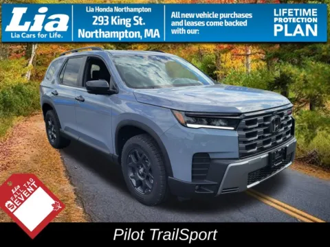 Gray 2026 Honda Pilot TrailSport for sale in Northampton, MA