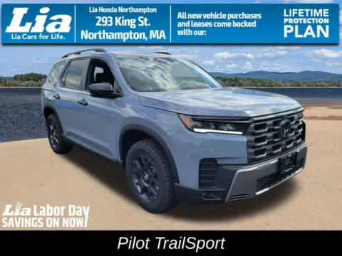 Gray 2026 Honda Pilot TrailSport for sale in Northampton, MA