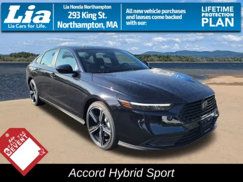 Black 2026 Honda Accord Hybrid Sport for sale in Northampton, MA