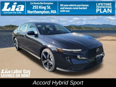 Black 2026 Honda Accord Hybrid Sport for sale in Northampton, MA