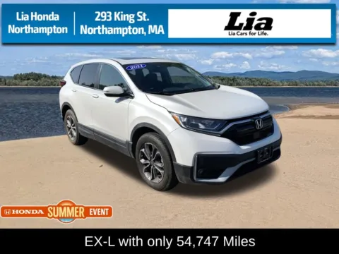 White 2021 Honda CR-V EX-L for sale in Northampton, MA