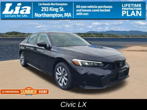Black 2026 Honda Civic LX for sale in Northampton, MA