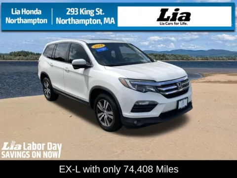 White 2018 Honda Pilot EX-L for sale in Northampton, MA