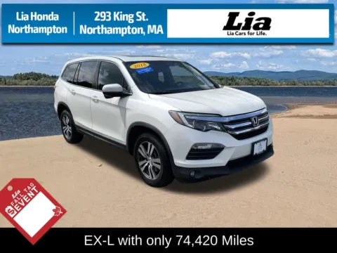 White 2018 Honda Pilot EX-L for sale in Northampton, MA