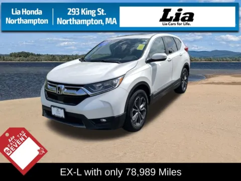 White 2019 Honda CR-V EX-L for sale in Northampton, MA