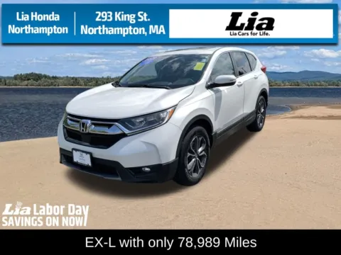 White 2019 Honda CR-V EX-L for sale in Northampton, MA