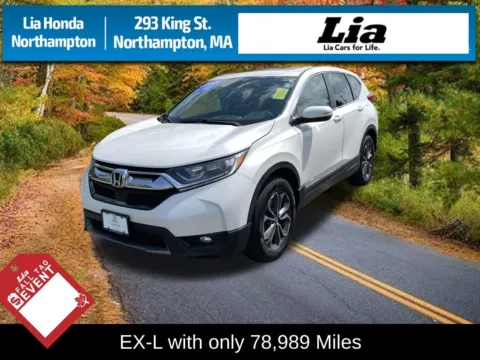 White 2019 Honda CR-V EX-L for sale in Northampton, MA