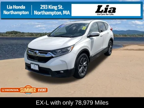 White 2019 Honda CR-V EX-L for sale in Northampton, MA