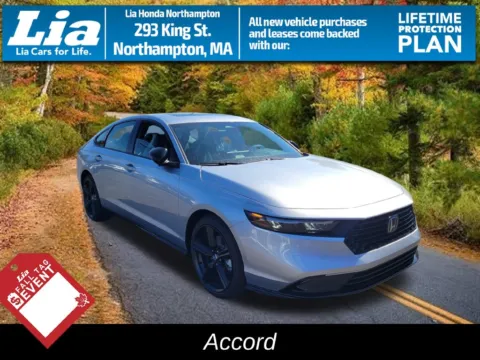 Silver 2026 Honda Accord Hybrid Sport-L for sale in Northampton, MA