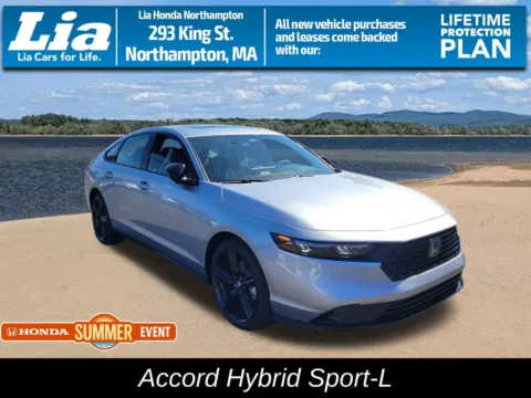 Silver 2026 Honda Accord Hybrid Sport-L for sale in Northampton, MA