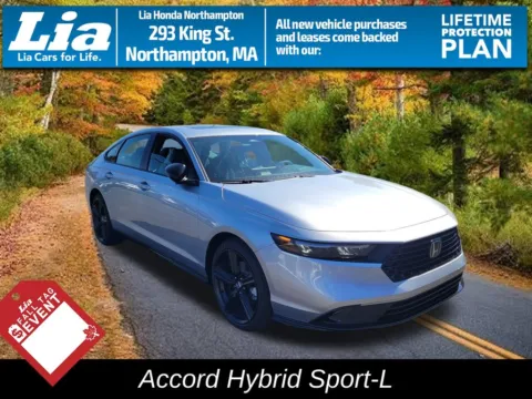 Silver 2026 Honda Accord Hybrid Sport-L for sale in Northampton, MA