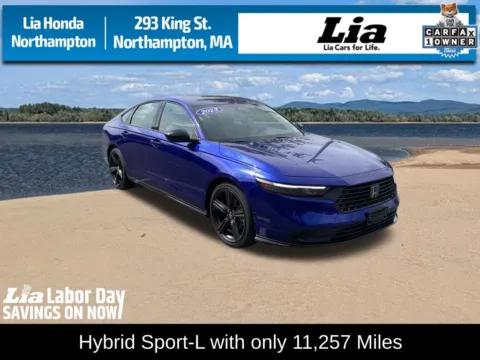 Blue 2023 Honda Accord Hybrid Sport-L for sale in Northampton, MA