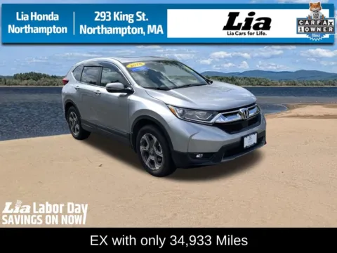 Silver 2018 Honda CR-V EX for sale in Northampton, MA