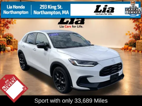 White 2024 Honda HR-V Sport for sale in Northampton, MA