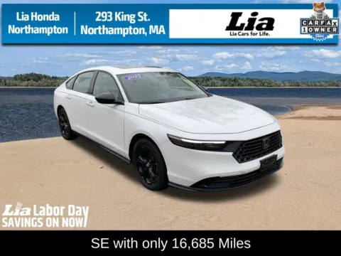 White 2025 Honda Accord SE for sale in Northampton, MA
