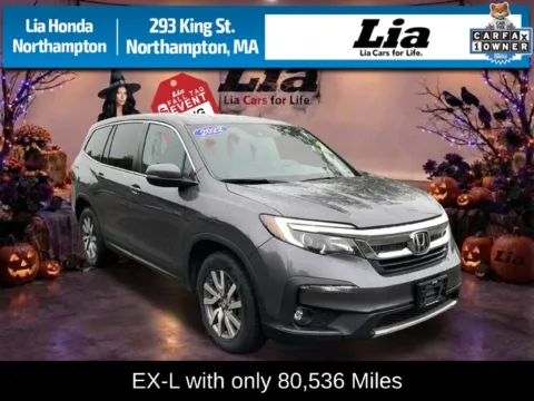 Gray 2022 Honda Pilot EX-L for sale in Northampton, MA