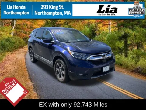 Black 2017 Honda CR-V EX for sale in Northampton, MA