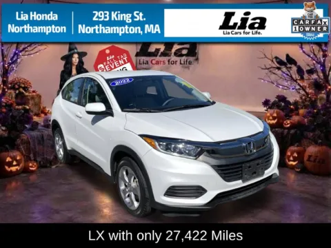 White 2022 Honda HR-V LX for sale in Northampton, MA