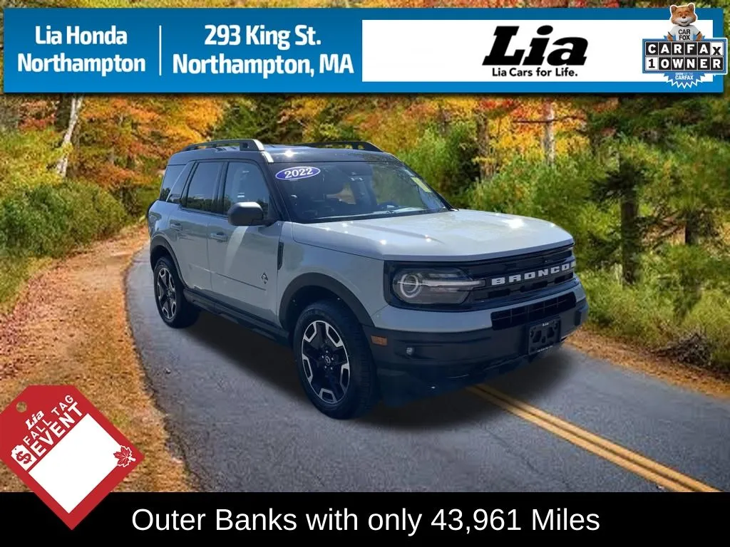 Gray 2022 Ford Bronco Sport Outer Banks for sale in Northampton, MA