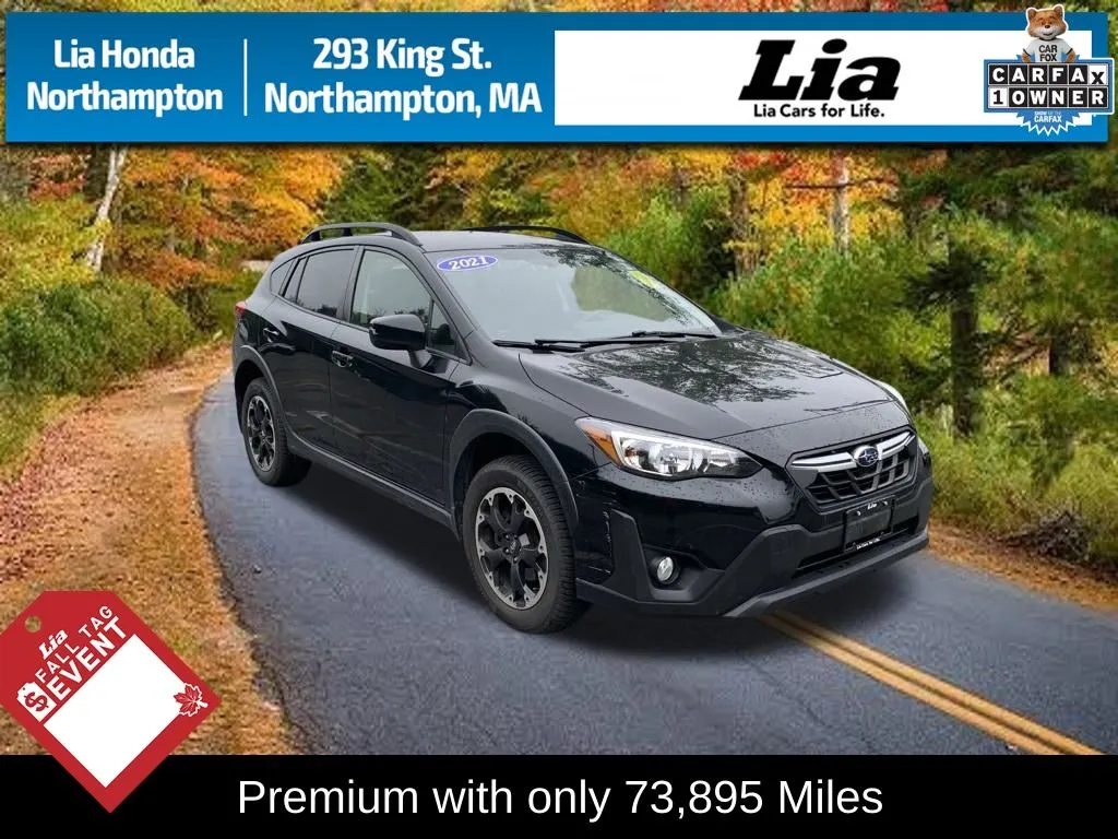 Black 2021 Subaru Crosstrek Premium for sale in Northampton, MA