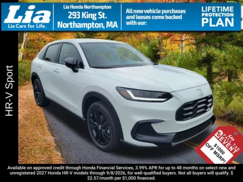 White 2027 Honda HR-V Sport for sale in Northampton, MA