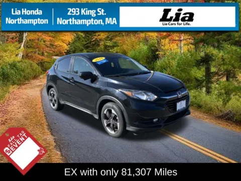 Black 2018 Honda HR-V EX for sale in Northampton, MA