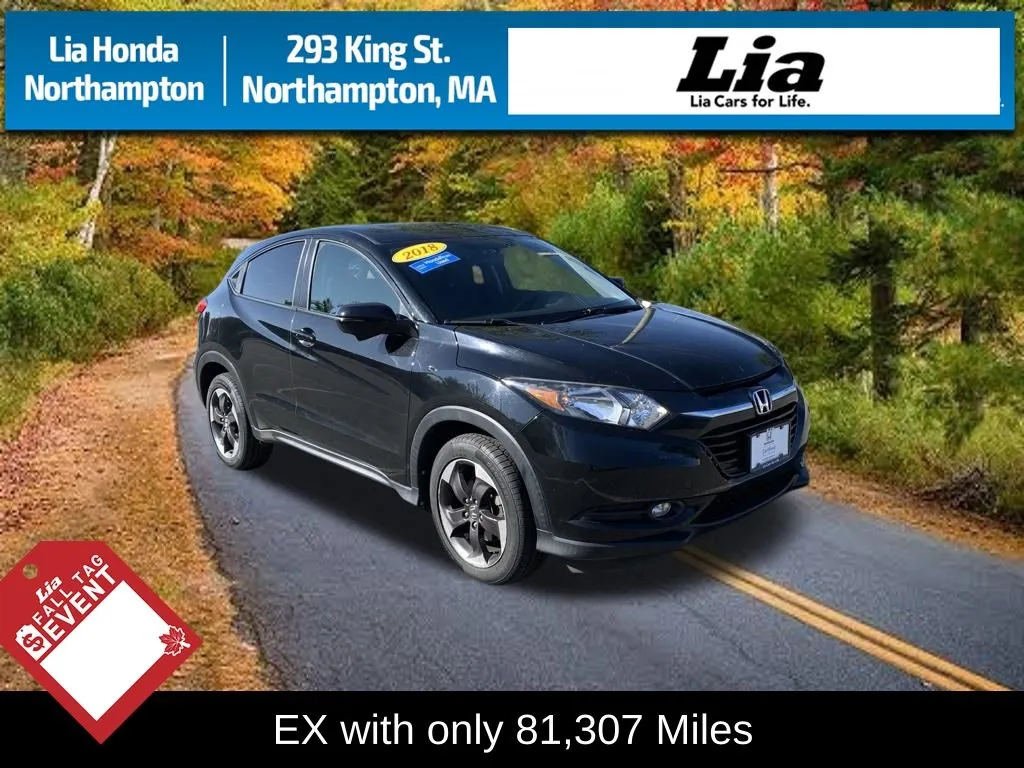 Black 2018 Honda HR-V EX for sale in Northampton, MA