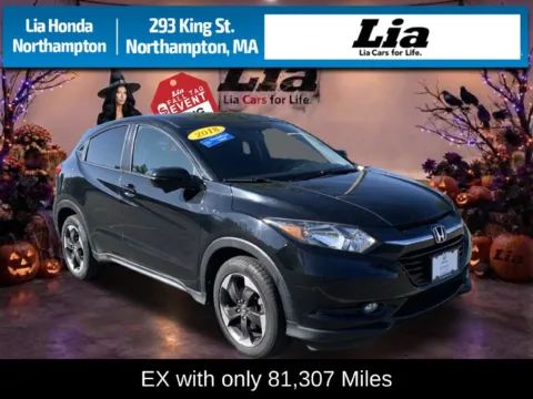 Black 2018 Honda HR-V EX for sale in Northampton, MA