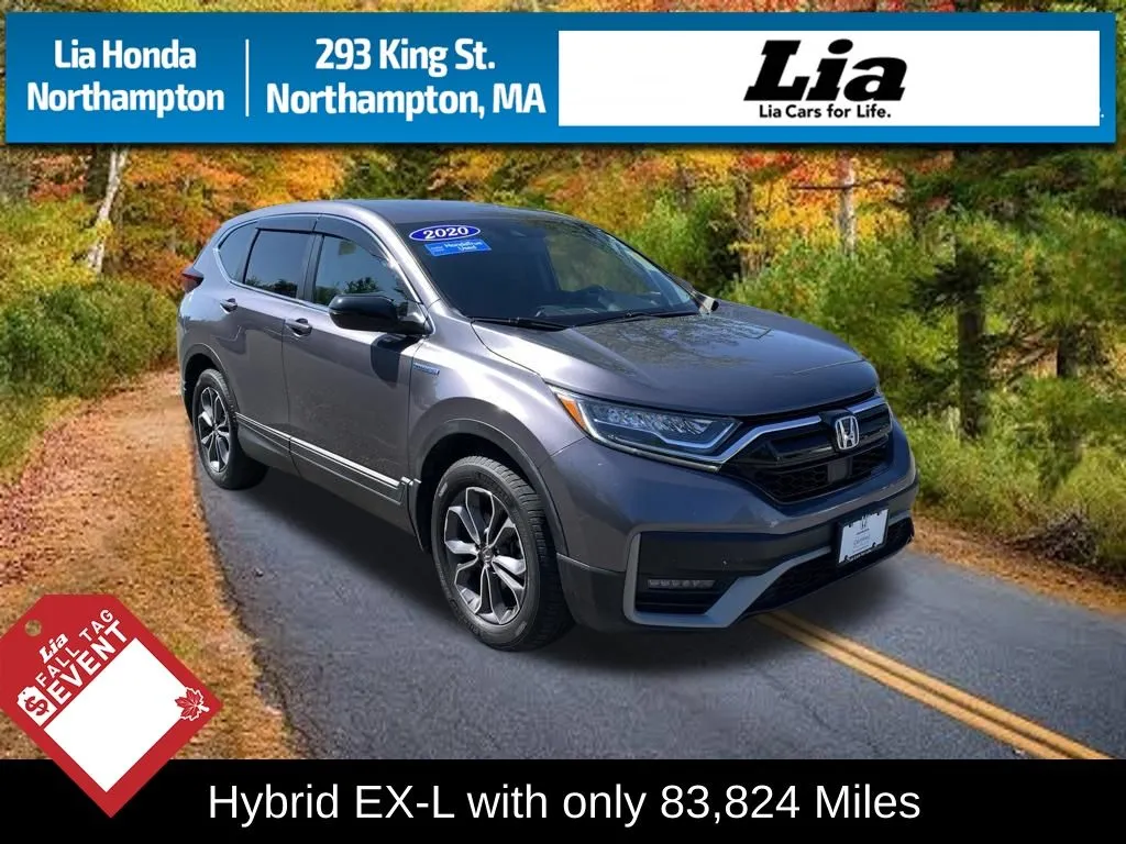 Gray 2020 Honda CR-V Hybrid EX-L for sale in Northampton, MA