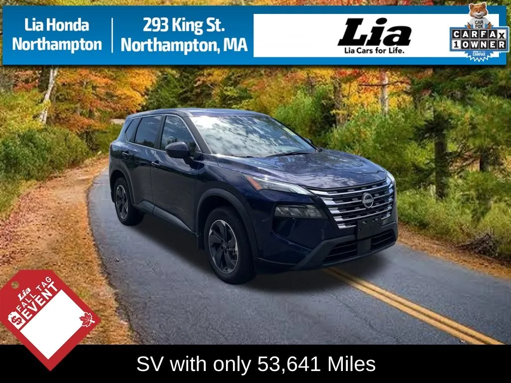 Blue 2025 Nissan Rogue SV for sale in Northampton, MA