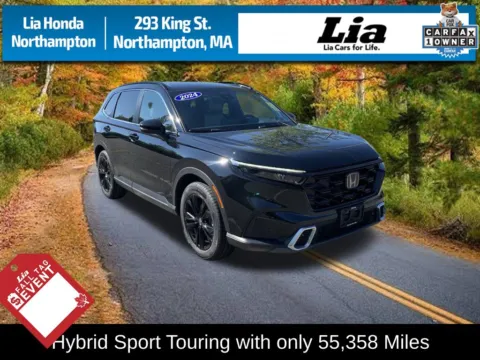 Black 2024 Honda CR-V Hybrid Sport Touring for sale in Northampton, MA