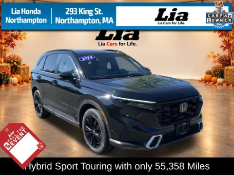 Black 2024 Honda CR-V Hybrid Sport Touring for sale in Northampton, MA