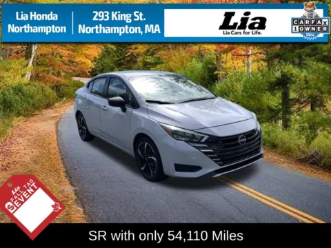 White 2024 Nissan Versa 1.6 SR for sale in Northampton, MA