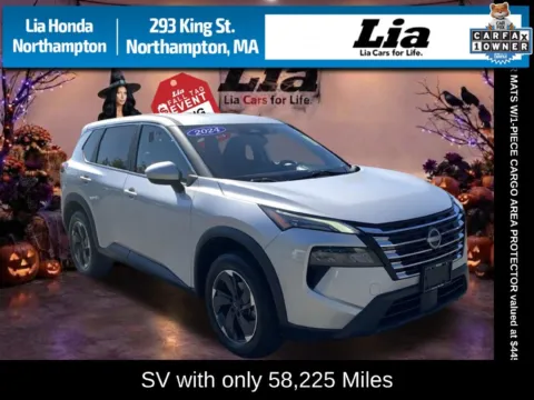 Silver 2024 Nissan Rogue SV for sale in Northampton, MA