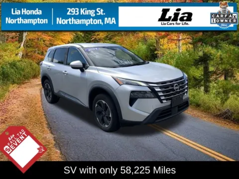 Silver 2024 Nissan Rogue SV for sale in Northampton, MA