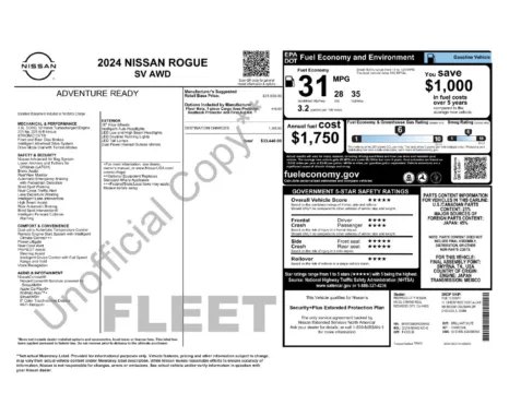 More photos of 2024 Nissan Rogue SV at Lia Honda Northampton, MA