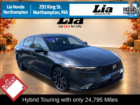 Gray 2023 Honda Accord Hybrid Touring for sale in Northampton, MA