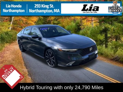 Gray 2023 Honda Accord Hybrid Touring for sale in Northampton, MA