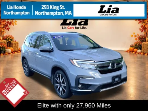 Gray 2022 Honda Pilot Elite for sale in Northampton, MA
