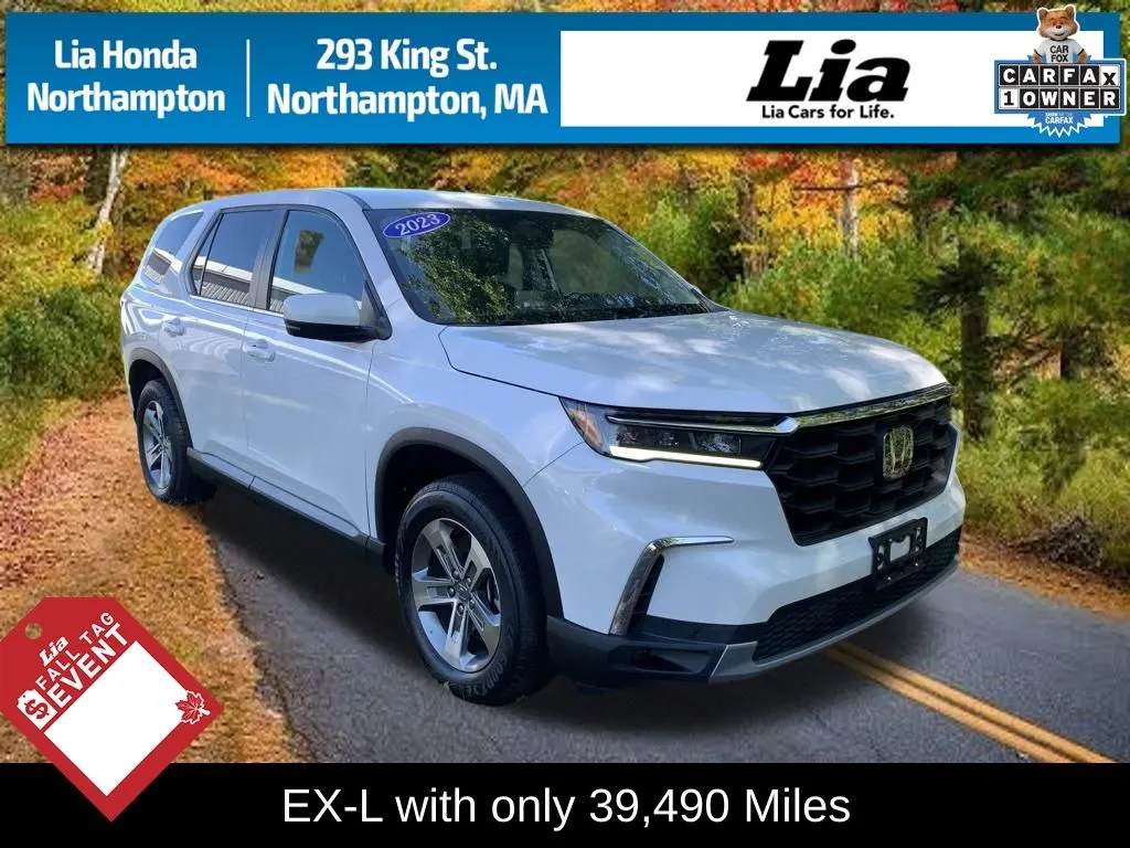White 2023 Honda Pilot EX-L for sale in Northampton, MA
