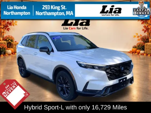 White 2026 Honda CR-V Hybrid Sport-L for sale in Northampton, MA