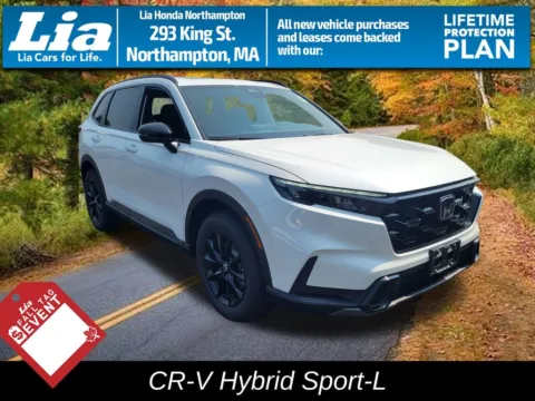White 2026 Honda CR-V Hybrid Sport-L for sale in Northampton, MA