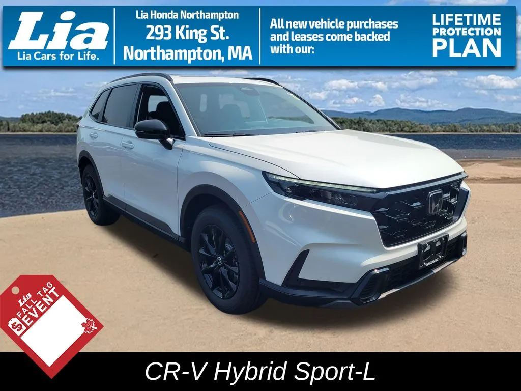 White 2026 Honda CR-V Hybrid Sport-L for sale in Northampton, MA