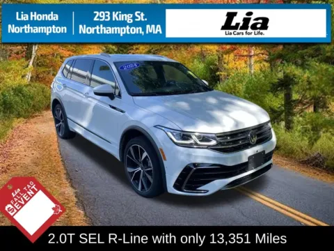 White 2024 Volkswagen Tiguan 2.0T SEL R-Line for sale in Northampton, MA