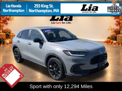 Gray 2024 Honda HR-V Sport for sale in Northampton, MA