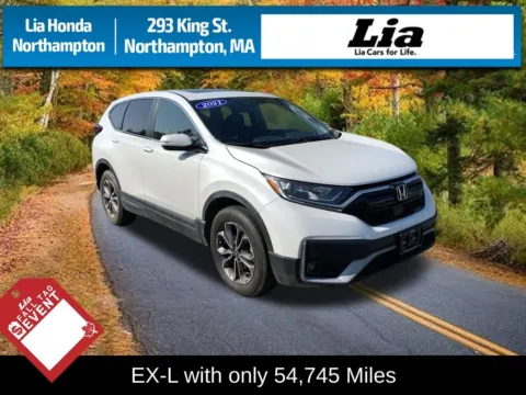 White 2021 Honda CR-V EX-L for sale in Northampton, MA